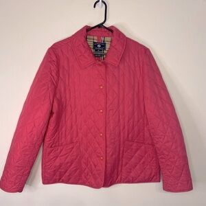 O'Kief and O'Kief Pink Quilted Puffer Jacket Coat XL Preppy Grandmacore Fall
